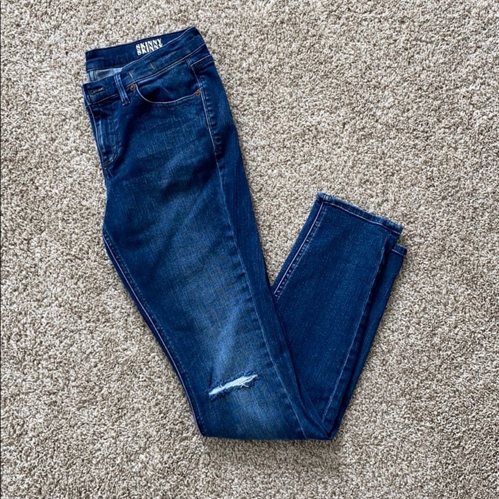 Madewell distressed skinny jeans